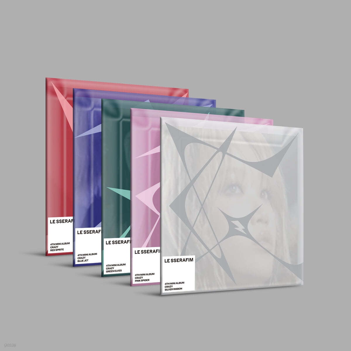 [未開封新品] ルセラフィム（LE SSERAFIM） - ミニアルバム4集「CRAZY」[COMPACT ver.] 5種セット