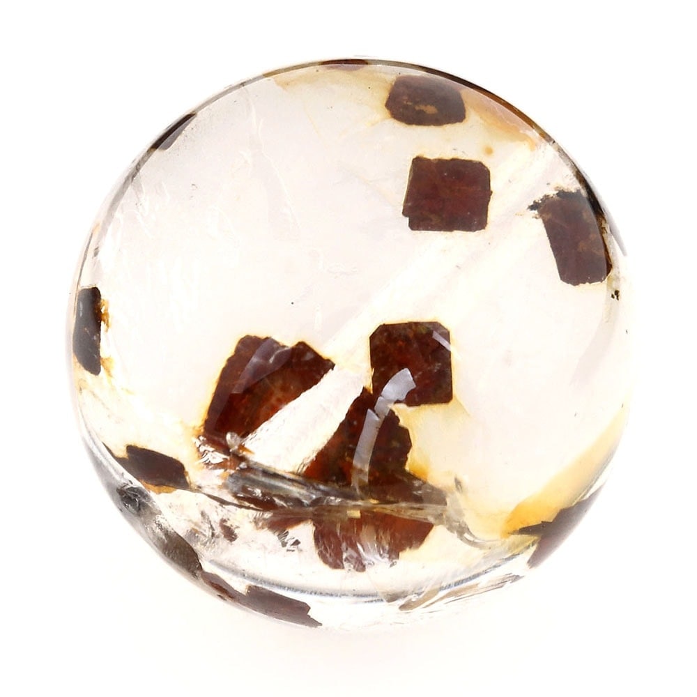 「1点もの 現品」 1粒売り 天然 オーラクォーツ ブラジル産 14mm パワーストーン バラ売り 天然石 パワーストーン ばら売り ビーズ 穴あき 1玉売り アクセサリー パ zz000122-zo