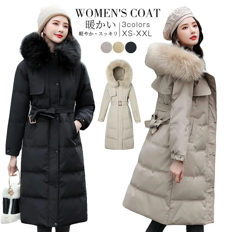 レディース 中綿 ジャケット 冬 中綿 コート アウター ベンチコート レディース ロング モッズコート レディース 冬 厚手 あったか 秋冬 Aライン 中綿コート きれいめ ベルト付き中綿ダウ 4,797円