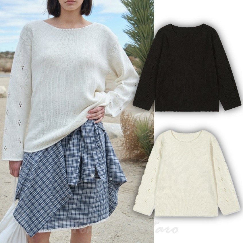 POINTELLE SWEATER (LC251KN01)