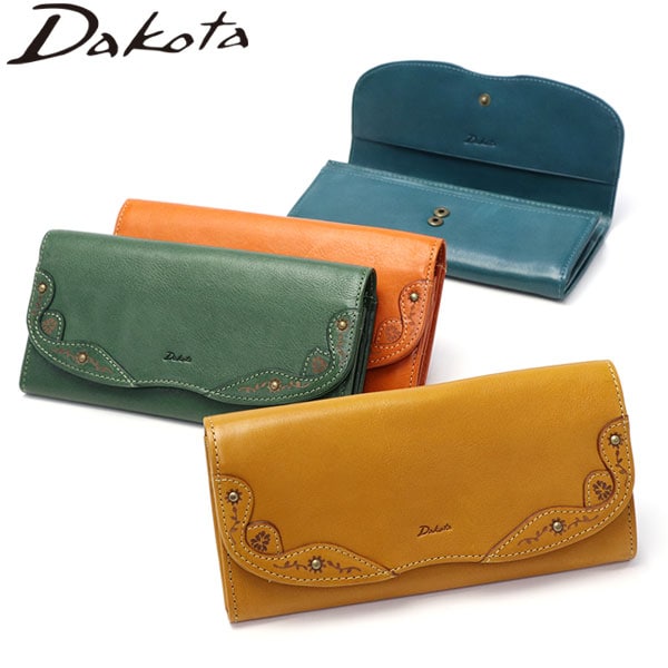 ダコタ限定ノベルティ付 長財布 レディース 大容量 本革 かわいい おしゃれ 小銭入れあり ロングウォレット マーゴット 0031602