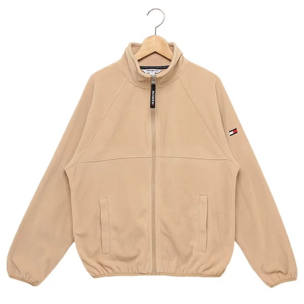 ジャケット フルジップラグランスリーブジャケット ベージュ レディース TOMMY HILFIGER TP45192J CARAMEL