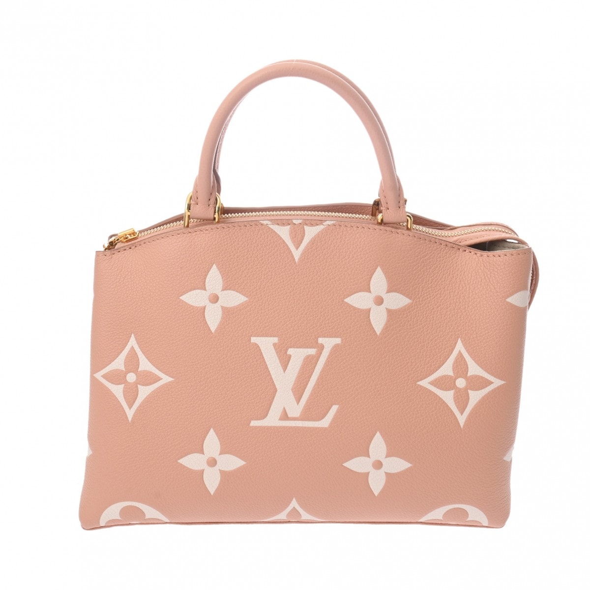 モノグラムアンプラント プティパレ PM 2WAY ローズトリアノン/クレーム M46353 レディース レザー ハンドバッグ Aランク 中古 銀蔵