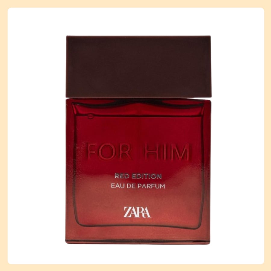 ZARA メンズ香水 FOR HIM RED EDITION 90MLオードパフューム [EDP]