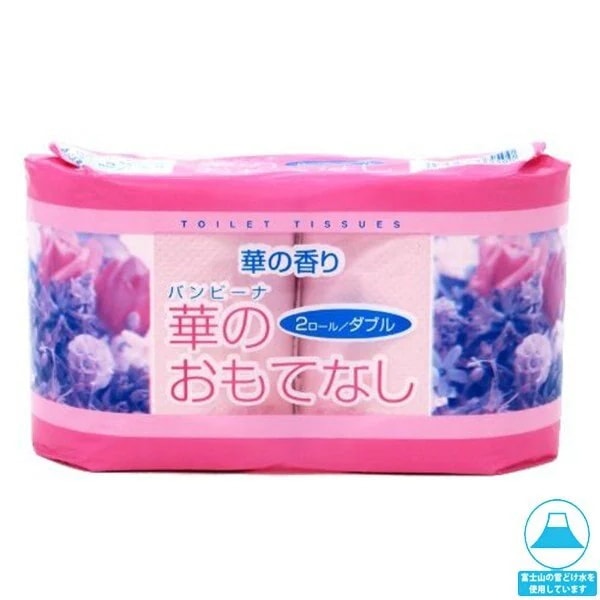 トイレットペーパー 林製紙 華のおもてなし 華の香り ダブル27.5m 2ロール入り X60パック