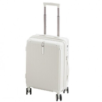 CICIBELLA(シシベラ) 多機能スーツケース Mサイズ (約70L/4～7泊) アイボリーホワイト