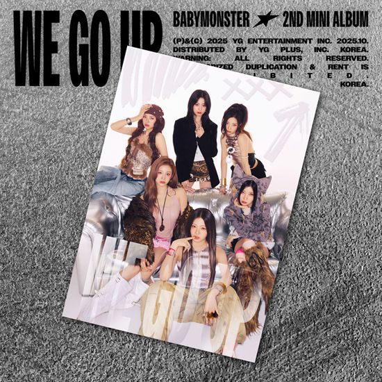[POSTCARD VER] BABYMONSTER ミニ2集 CD アルバム WE GO UP