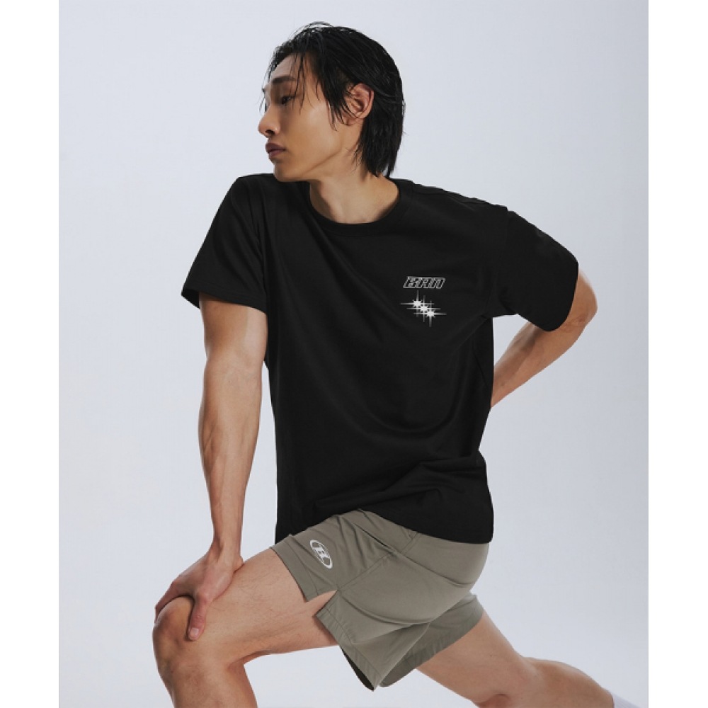 ボーン・トゥ・ウィン BRN ランナーズクラブ Tシャツ [ブラック]