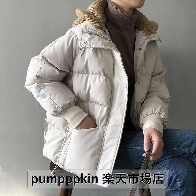 今月の新商品 上品 フード 付き ジャケット レディース 秋 冬 防寒 かわいい もこもこ 暖かい 中綿 コート ゆったり ショート丈 中綿ジャケット ニット帽子付き お洒落 軽量上品 フード 付き