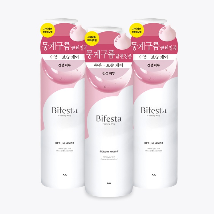 クレンジングムース セラムモイスト 200g×3