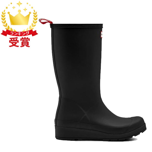 ハンター HUNTER オリジナル プレイ トールブーツ レディース WFT2007RMA-BLK