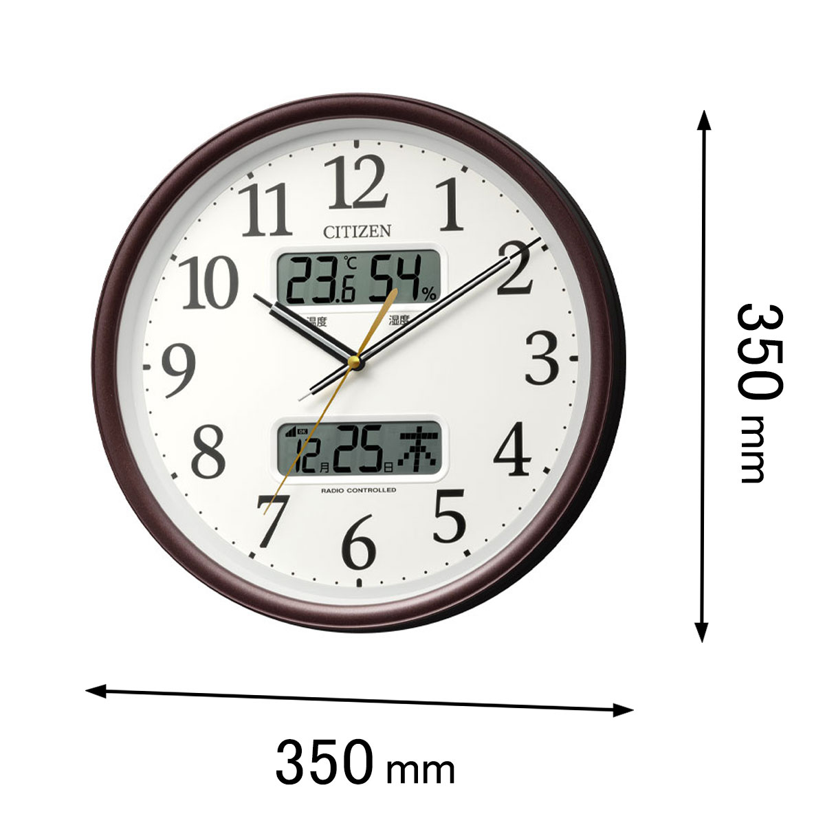 シチズン 電波掛け時計 8FYA06-006