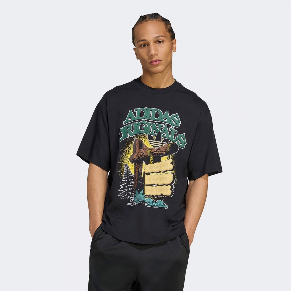 アディダスオリジナルキャンプTシャツ KD6246-ブラック