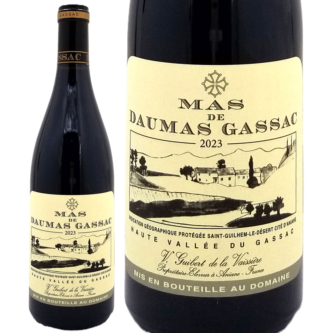 2023 マス ド ドマ ガサック ルージュ IGP サン ギレーム ル デゼール 750ml マス ド ドマ ガサック 南仏 赤ワイン コク辛口 ^D0SAGR23^