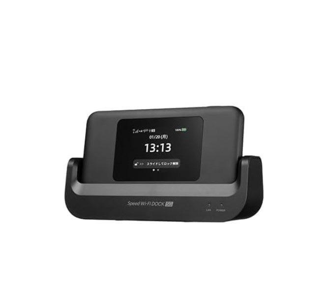 Speed Wi-Fi DOCK 5G 01 ブラック CPS01SKU　402AM3