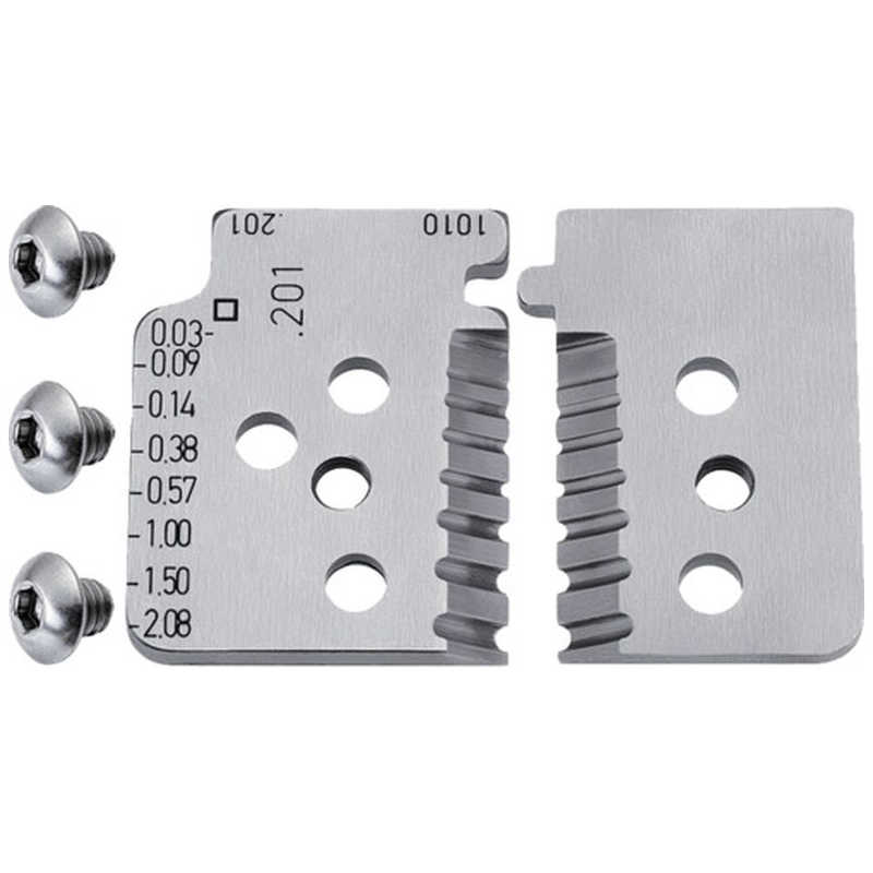 KNIPEX社　精密ワイヤーストリッパー 1219-02用替刃 (1組4枚)　121902