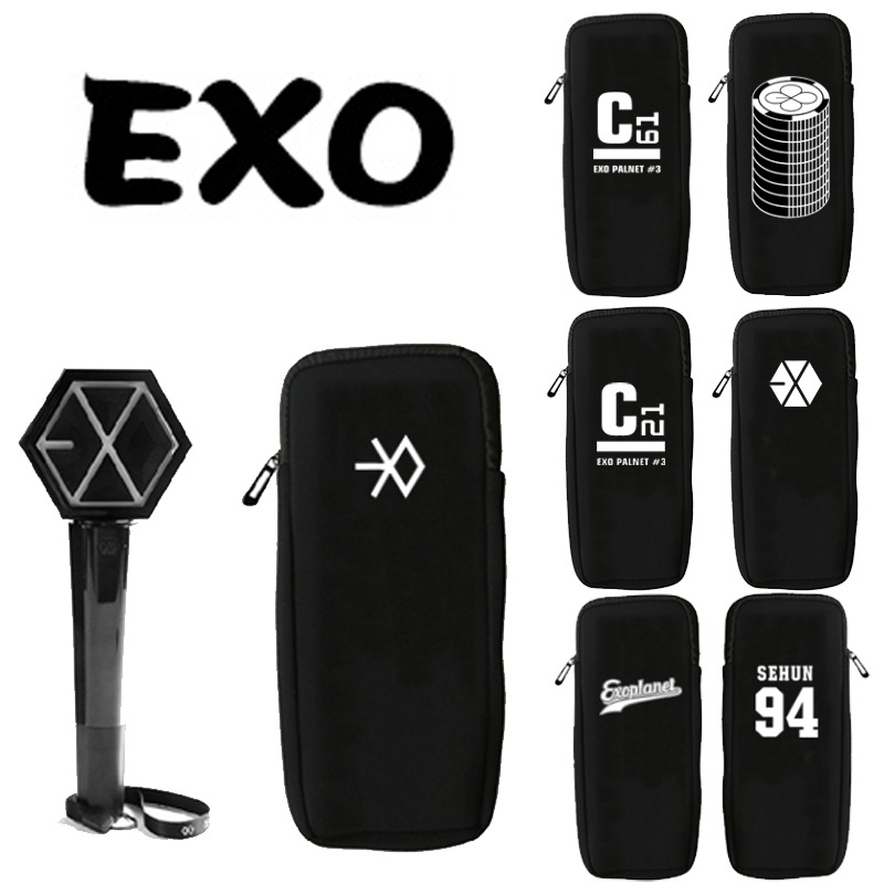 Qoo10] new デザインEXO ペンライトケース