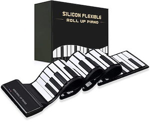 最安値挑戦／品質保証 ロールピアノ 88鍵盤 電子ピアノ キーボード イヤホン スピーカー対応 折