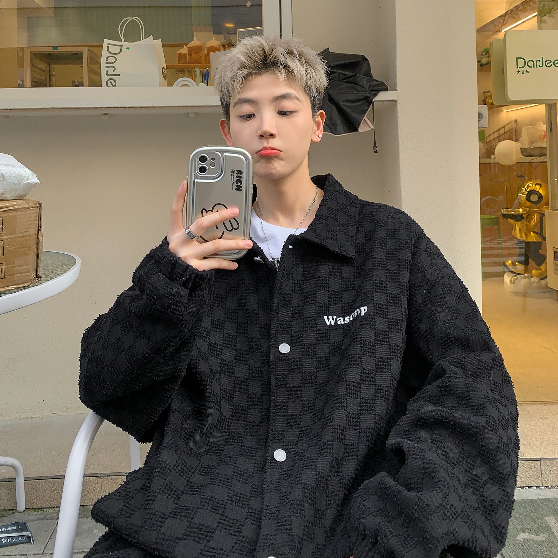 ジャケット メンズ 2023春秋アメカジ王道レトロタイドプラスサイズジャケット