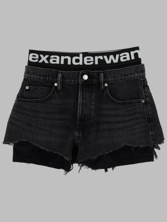 ALEXANDER WANG Women Shorts & Burmudas 4DC3264303 015 CHARCOAL