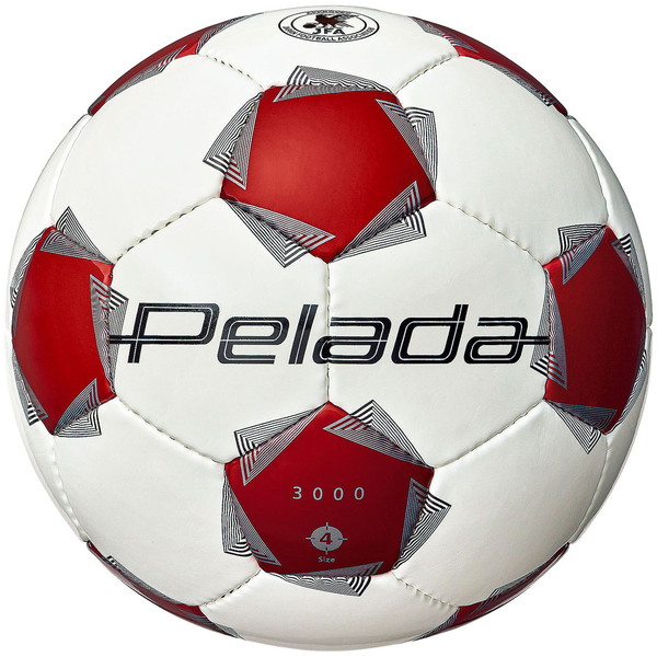 モルテン molten ペレーダ 3000 4 号白赤 サッカー ボール4号 F4K3000WR