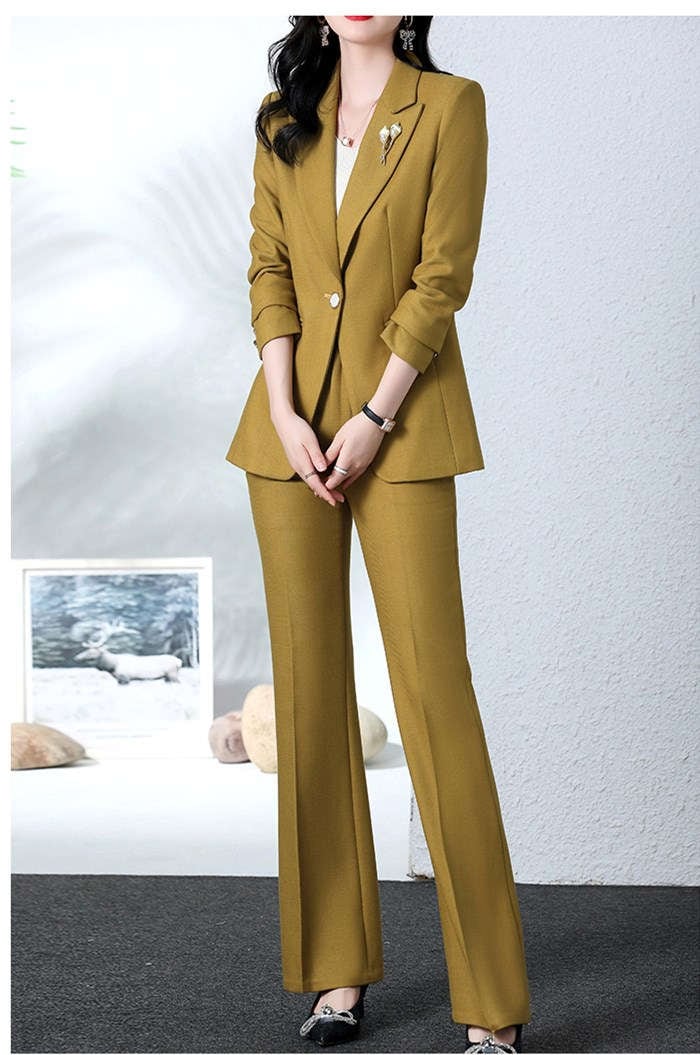 【急速出荷!】パンツスーツ セットアップ 結婚式 ジャケット レディース セレモニー パンツ 卒園式 セットアップ 洗える パンツスーツ ビジネススーツ 2点セット 大きいサイズ フォーマル 上品 入