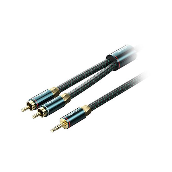 VENTION 3.5mm Male to 2RCA Male オーディオケーブル 2m グリーン BC-1047 5,908円