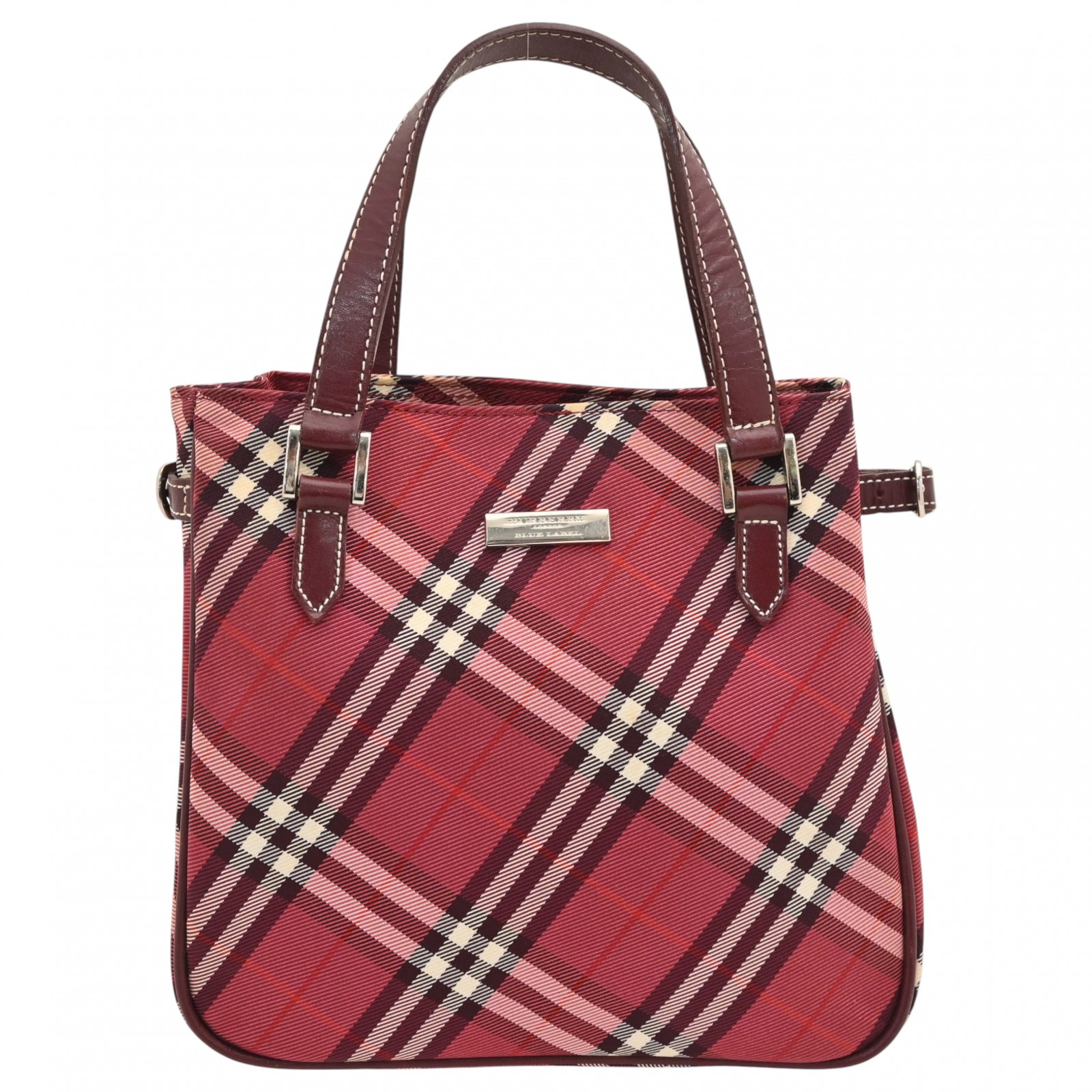 バーバリー ノバチェック ハンドバッグ ミニバッグ Bランク bb6609ct