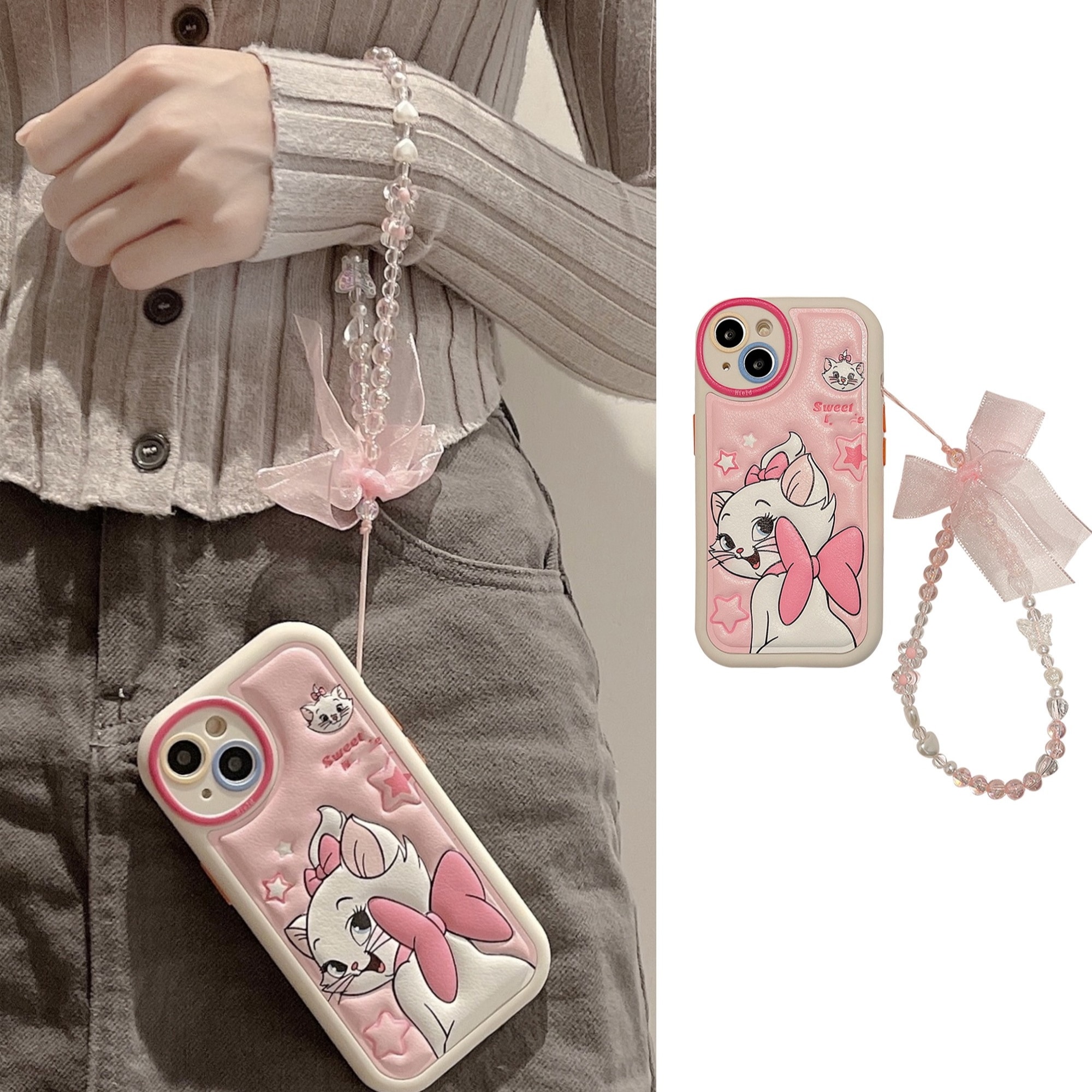 Qoo10] マリーちゃん iphoneケース かわい