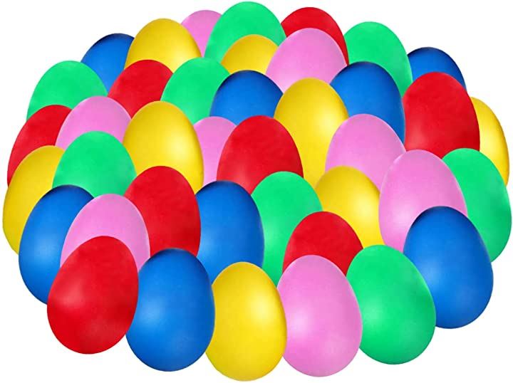 エッグシェーカー カラフル マラカス 赤 青 黄 緑 ピンク(赤 青 黄 緑 ピンク, 40個)