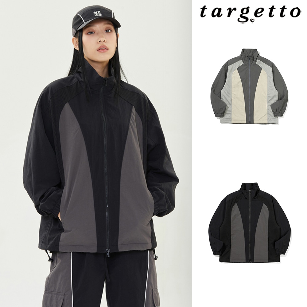 [TARGETTO] 3 COLORATION ZIP UP JACKET