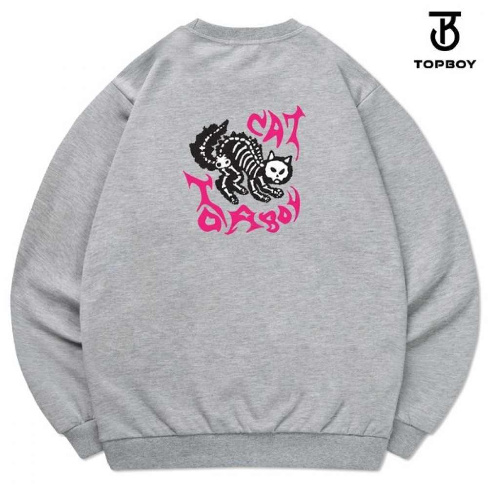 (TOPBOY) 両面電気ショックプリントスウェットシャツ