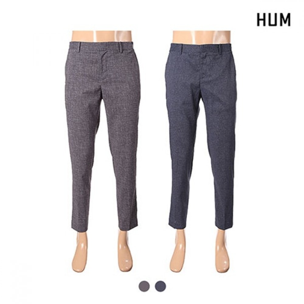 (HUM) メンズセットアップクールスキンスラックスパンツ (FHNMCPS152M)
