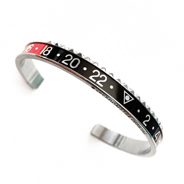[speedometer Official] (正品)(高品質)クラシックブラックレッドブレスレットSurgical Steelペアブレスレット /独占輸入/ おしゃれ/클블레드