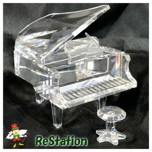 【中古】スワロフスキークリスタル「グランドピアノ」174506オブジェ