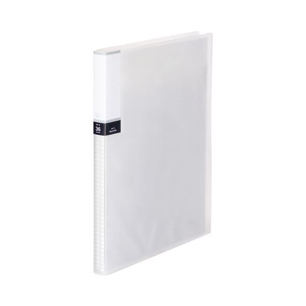 （まとめ） TANOSEE クリアブック（透明表紙） A4タテ 36ポケット 背幅20mm クリア 1セット（10冊） 3セット