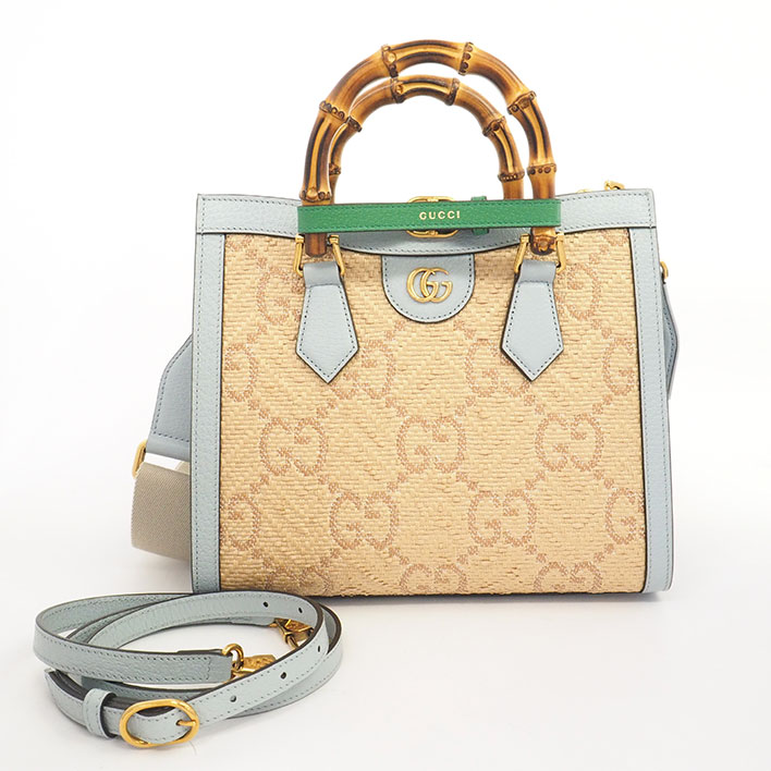 【美品】グッチ 日本限定 GG スモール トートバッグ ダイアナ レディース 【ショルダーバッグ】