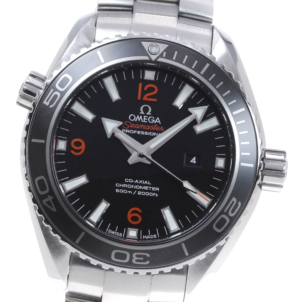 オメガ OMEGA 232.30.38.20.01.002 シーマスター 600 プラネットオーシャン デイト 自動巻き ボーイズ 良品 _849667【中古】