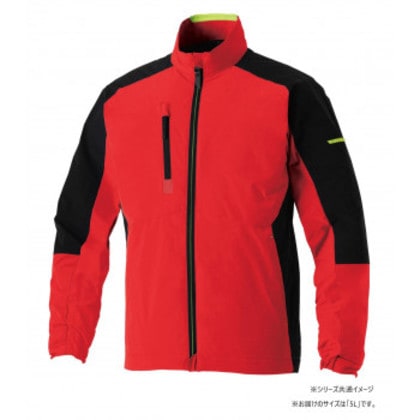 桑和 7524-00 防寒ブルゾン(ストレッチ.制電) 5Lサイズ レッド(43) G.G.