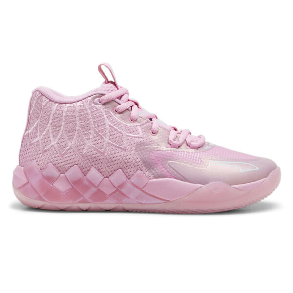 プーマMb.01 Iridescent Basketball Mens Pink Sneakers Athletic Shoes 30975501