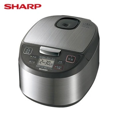 シャープ 5.5合炊き マイコン ジャー炊飯器 KS-S10J-S シルバー系 【送料無料】