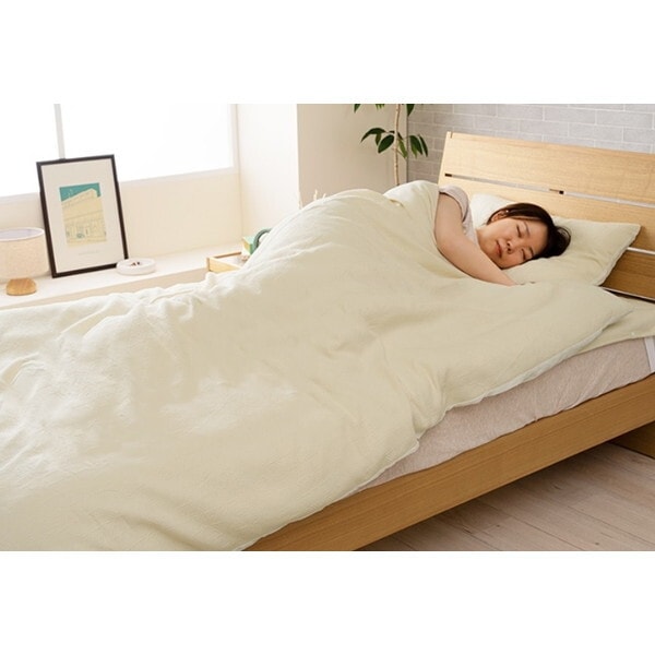 1195870140305 寝具 インテリア ジャパンディ ホワイト シンプル かけ布団カバー カバー アイボリー 190×210cm おしゃれ かわいい 落ち着く おすすめ 人気 メーカー直送