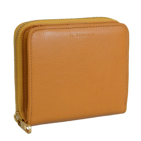 イルビゾンテ 財布 メンズ レディース 二つ折り財布 レザー オレンジ SSW003PV0001OR179H IL BISONTE