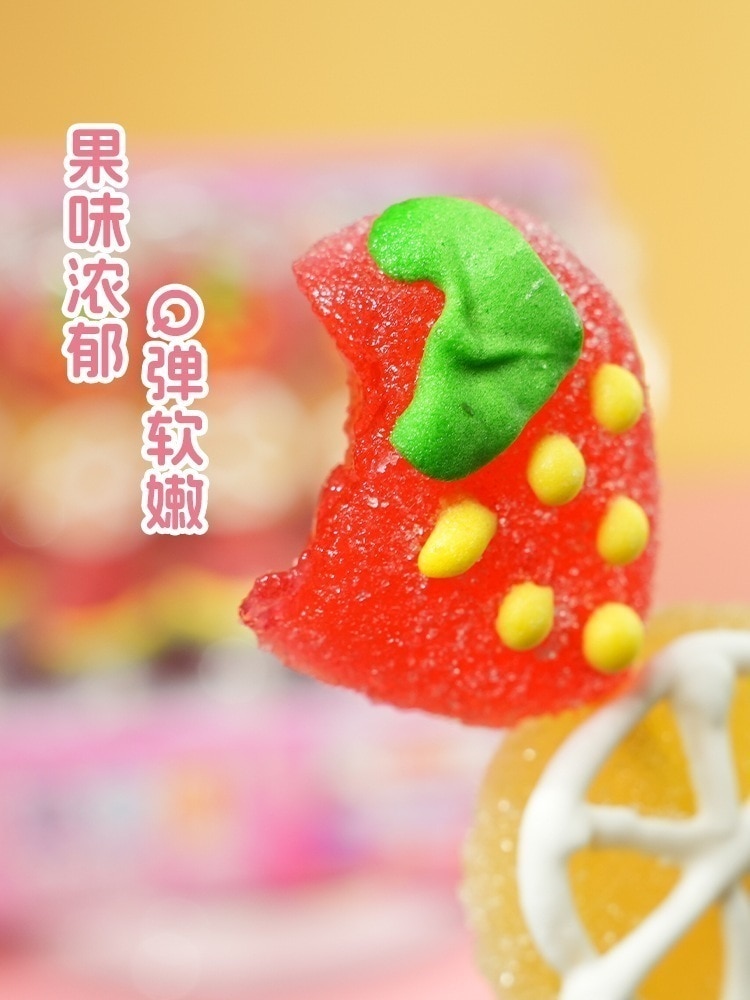 漫画フルーツグミキャンディー串ロリポップ子供用スナックご褒美学生 お菓子 大人 子供 誕生日プレゼント