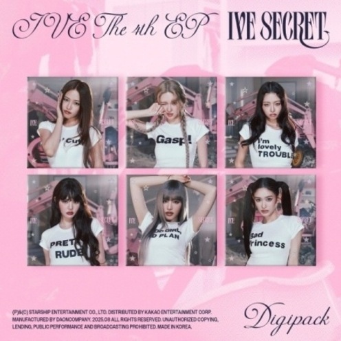 【未開封新品】 (6点セット) アイブ (IVE) - [IVE SECRET] ミニ4集 (DIGIPACK VER.)