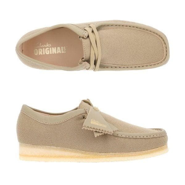 26178212 ワラビー キャメル ウール ローファー