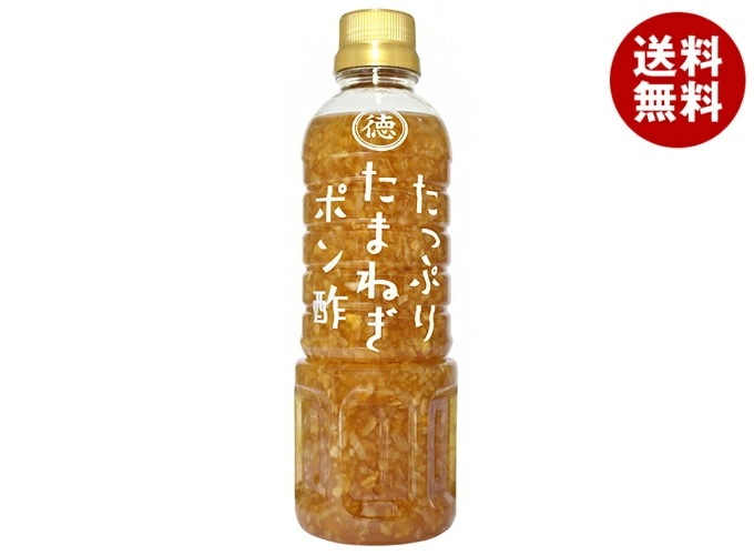 徳島産業 たっぷりたまねぎポン酢 400mlペットボトル×12本入×(2ケース)