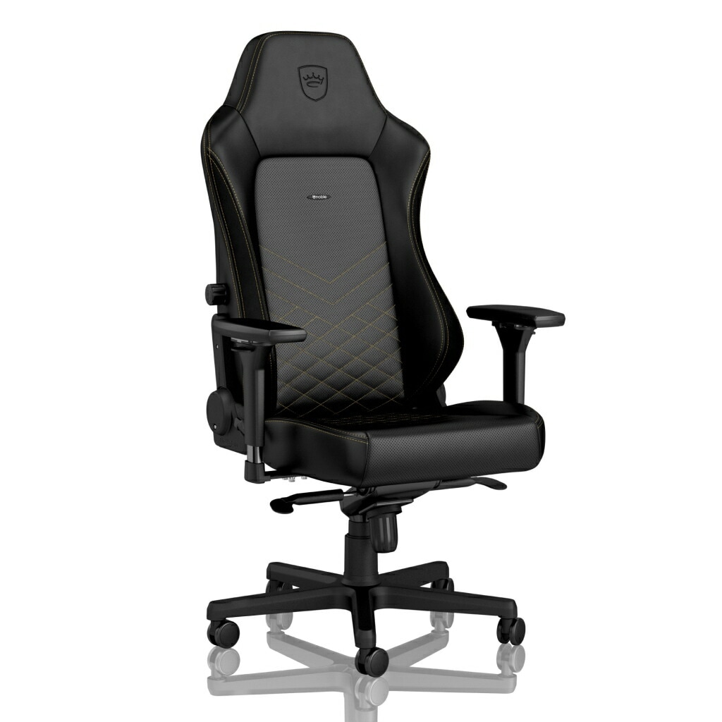 noblechairs [NBL-HRO-PU-GOL-SGL] HERO ワーキングチェア ゴールドステッチ