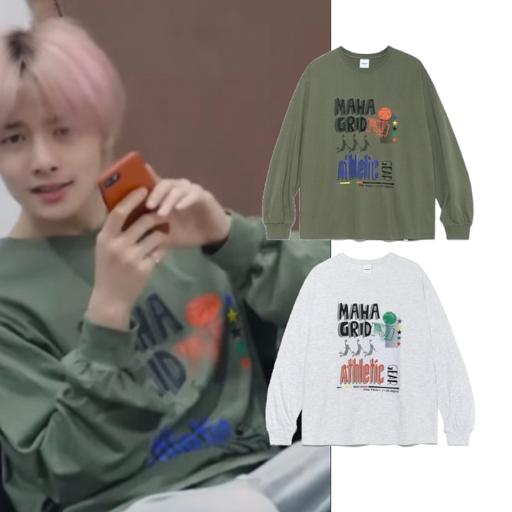 [Stray Kids IN着用]BASKETBALL ATHLETIC LS TEE Stray Kids 着用/スキッズ /Stray Kids アイエン着用