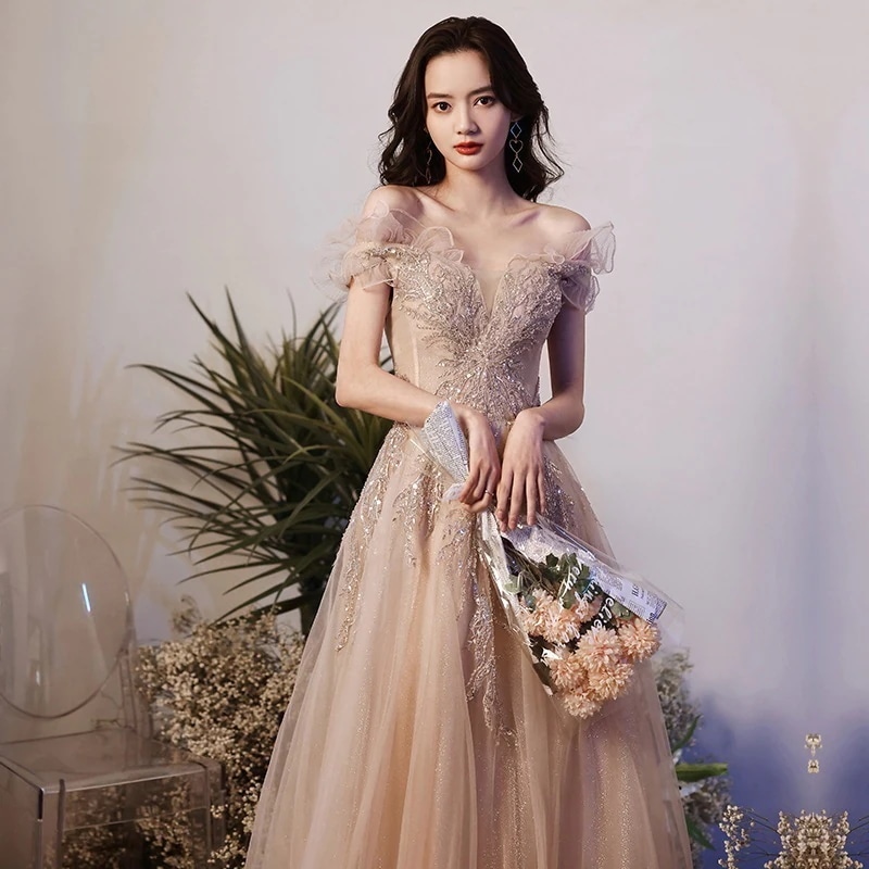 【急速出荷】ロングドレスドレスパーティードレス結婚式ドレス発表会フォーマルピアノウェディング花嫁大人演奏会結婚式高級